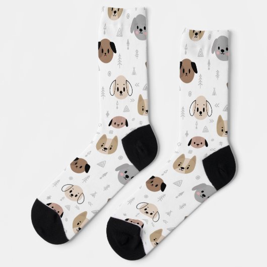 Chaussette Conceptions de chaussettes de personnage mignonnes (Gauche)