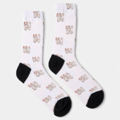 Chaussette conceptions de chaussettes mignonnes, cool et en é (Droite)