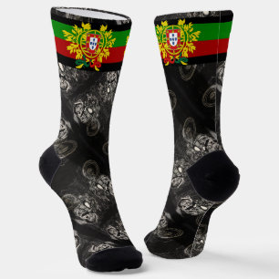 Chaussette conceptions de motard portugais