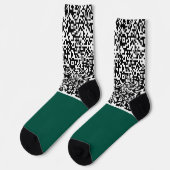 Chaussette Concevez vos propres chaussettes de code QR person (Gauche)