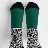Chaussette Concevez vos propres chaussettes de code QR person (Haut)