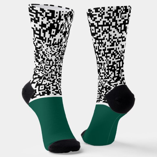 Chaussette Concevez vos propres chaussettes de code QR person (Angulaire)