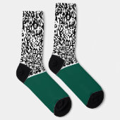 Chaussette Concevez vos propres chaussettes de code QR person (Droite)