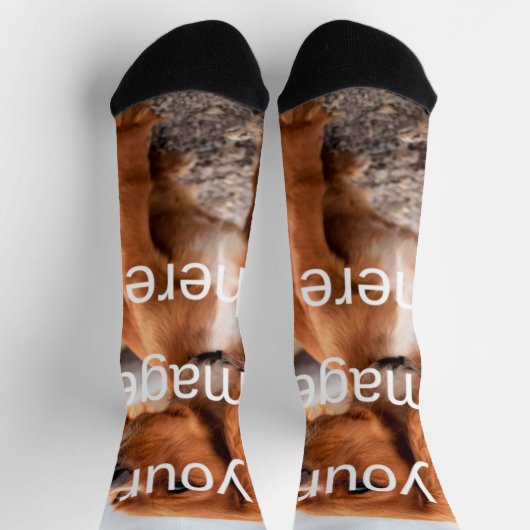 CHAUSSETTE CONCEVEZ VOTRE PROPRE (Haut)