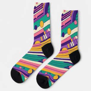 Chaussette Conçu dans un style rétro des années 80/90 cool et