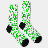 Chaussette Confettis de trèfles verts de la Saint-Patrick (Droite)