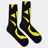Chaussette Contemporain Jaune / Noir (Droite)
