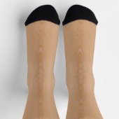 Chaussette Cool en bois brun clair élégant (Haut)