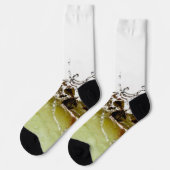 Chaussette Cool goutte d'eau sur pomme fruit (Gauche)