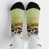 Chaussette Cool goutte d'eau sur pomme Votre nom (Haut)