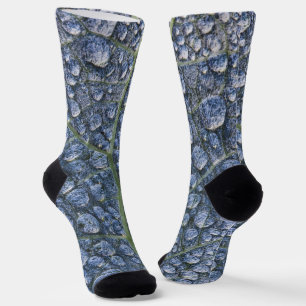 Chaussette Cool gouttes d'eau de rosée texture abstraite