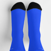 Chaussette Cool Monogramme Couleur bleu néon (Haut)