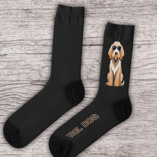 Chaussette Cool Otterhound with Sunnies