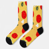 Chaussette Cool plaisir pizza pepperoni champignon (Gauche)