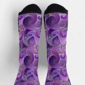 Chaussette Cool Purple Paisley Motif (Haut)