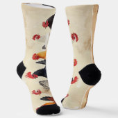 Chaussette Coq d'affilée (Angulaire)