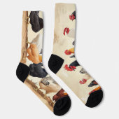 Chaussette Coq d'affilée (Droite)