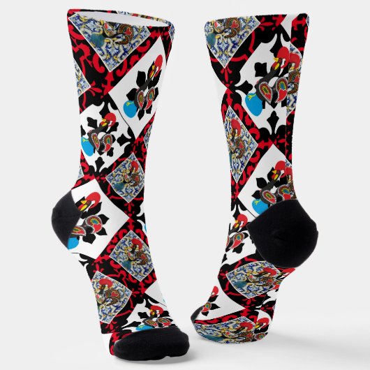 Chaussette Coq de Barcelos, Portugal (Angulaire)