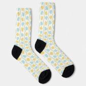 Chaussette Coquillage et vagues de plage Été (Droite)