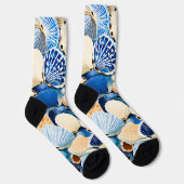 Chaussette Coquillages marins d'été (Droite)