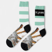 CHAUSSETTE CORDES DE GUITARE AU SOLEIL (Gauche)