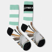 CHAUSSETTE CORDES DE GUITARE AU SOLEIL (Droite)