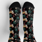 Chaussette Corgi de Noël (Haut)