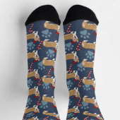 Chaussette Corgi de Noël (Haut)