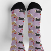 Chaussette Corgi de Noël (Haut)