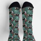 Chaussette Corgi de Noël (Haut)