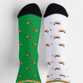 Chaussette Corgi Life | Chaussettes hommes | Tri w. Queue v1  (Haut)