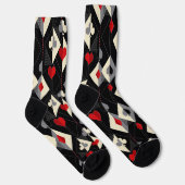 Chaussette Costumes de jeu de cartes en poker. (Droite)