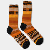 Chaussette Cosy tons chauds durables chaussettes fabriquées (Droite)