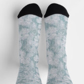 Chaussette Cottage de Comté Velvety Blue Daisy (Haut)