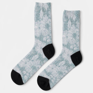 Chaussette Cottage de Comté Velvety Blue Daisy