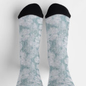 Chaussette Cottage de Comté Velvety Blue Daisy (Haut)
