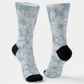 Chaussette Cottage de Comté Velvety Blue Daisy (Angulaire)