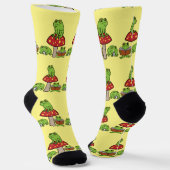Chaussette Cottagecore Grenouilles Thunder_Cove (Angulaire)