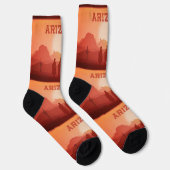 Chaussette Coucher de soleil de l'Arizona (Droite)