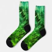 Chaussette Couches de cristaux verts (Gauche)