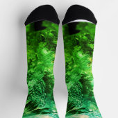 Chaussette Couches de cristaux verts (Haut)