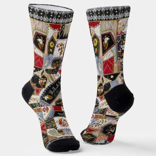 Chaussette Couette, motif fou (Angulaire)