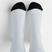 Chaussette Couleur Bleu Bébé Pastel Clair Ciel Doux Uni (Haut)