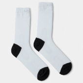 Chaussette Couleur Bleu Bébé Pastel Clair Ciel Doux Uni (Droite)