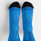 Chaussette Couleur de pêche personnalisée (Haut)