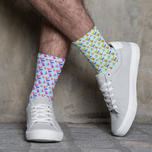 Chaussette Couleur de pop Motif 80s non compatible