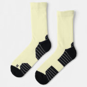 Chaussette Couleur de texte ou de crème de conception personn (Gauche)