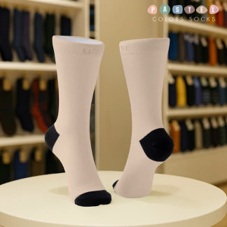 Chaussette Couleur jaune beige crème pastel lumière douce sol