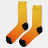 Chaussette Couleur Orange Jaune (Gauche)