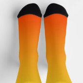 Chaussette Couleur Orange Jaune (Haut)